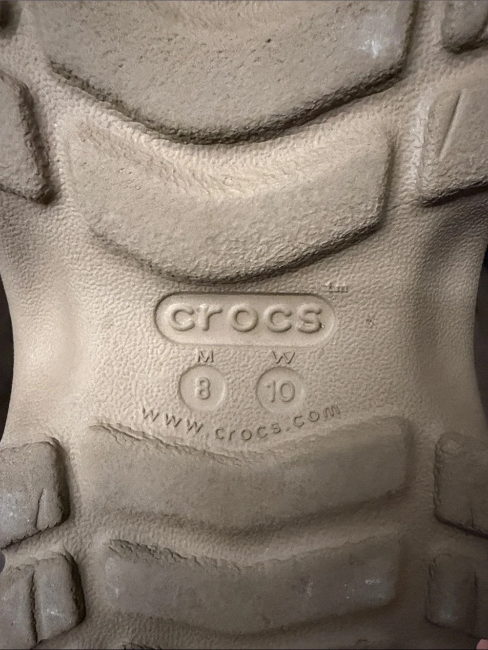 Tan Crocs